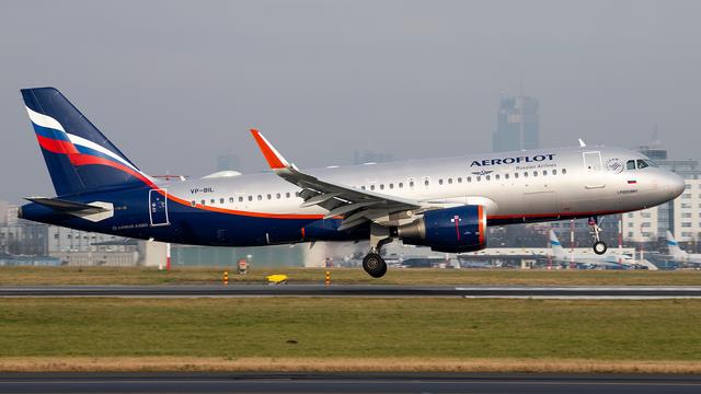 VP-BIL:Airbus A320-200:Аэрофлот